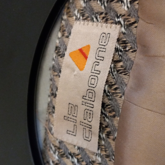 Liz Claiborne Herringbone Blazer Size 10 , 60% Wool - Picture 6 of 8